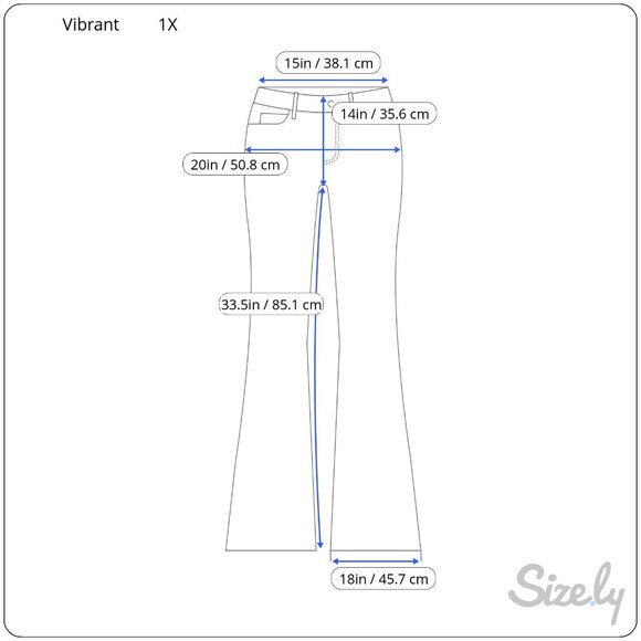 Vibrant MIU Bell Bottom Flare Black Jeans 1X Distressed Frayed Hem High Waist - Picture 11 of 12